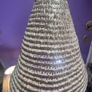 SUSPENSION SEQUINS ARGENTÉE