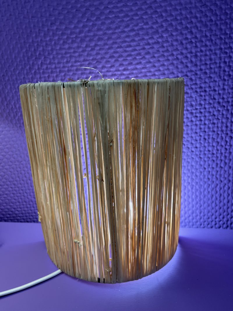 APPLIQUE MURALE EN RAPHIA – Image 2