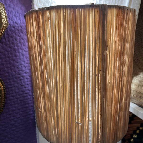 APPLIQUE MURALE EN RAPHIA