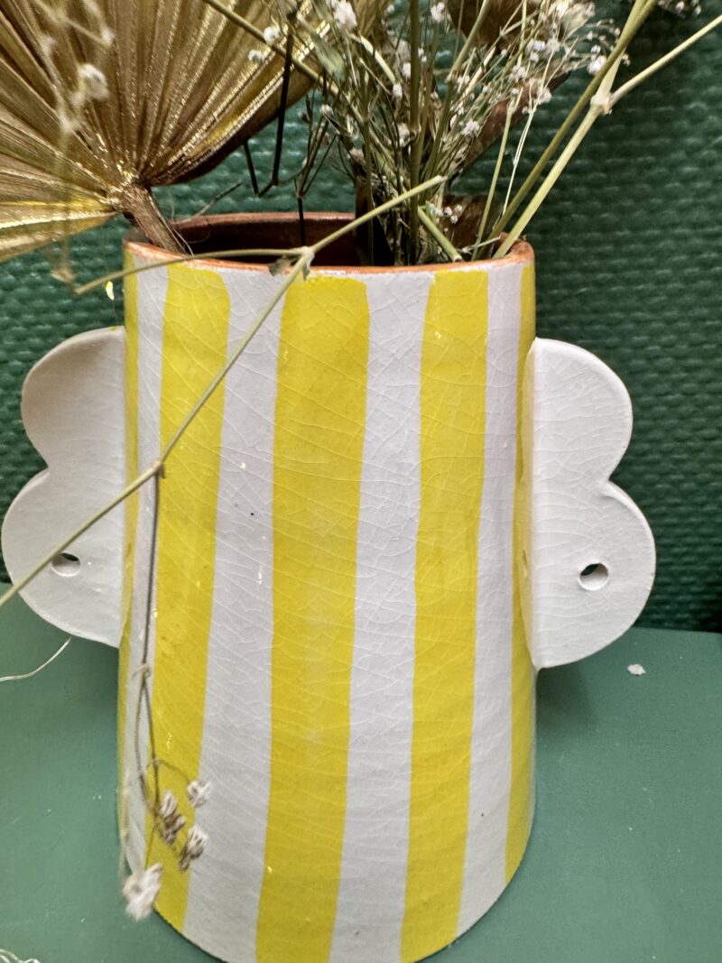 VASE FARACHA JAUNE – Image 2