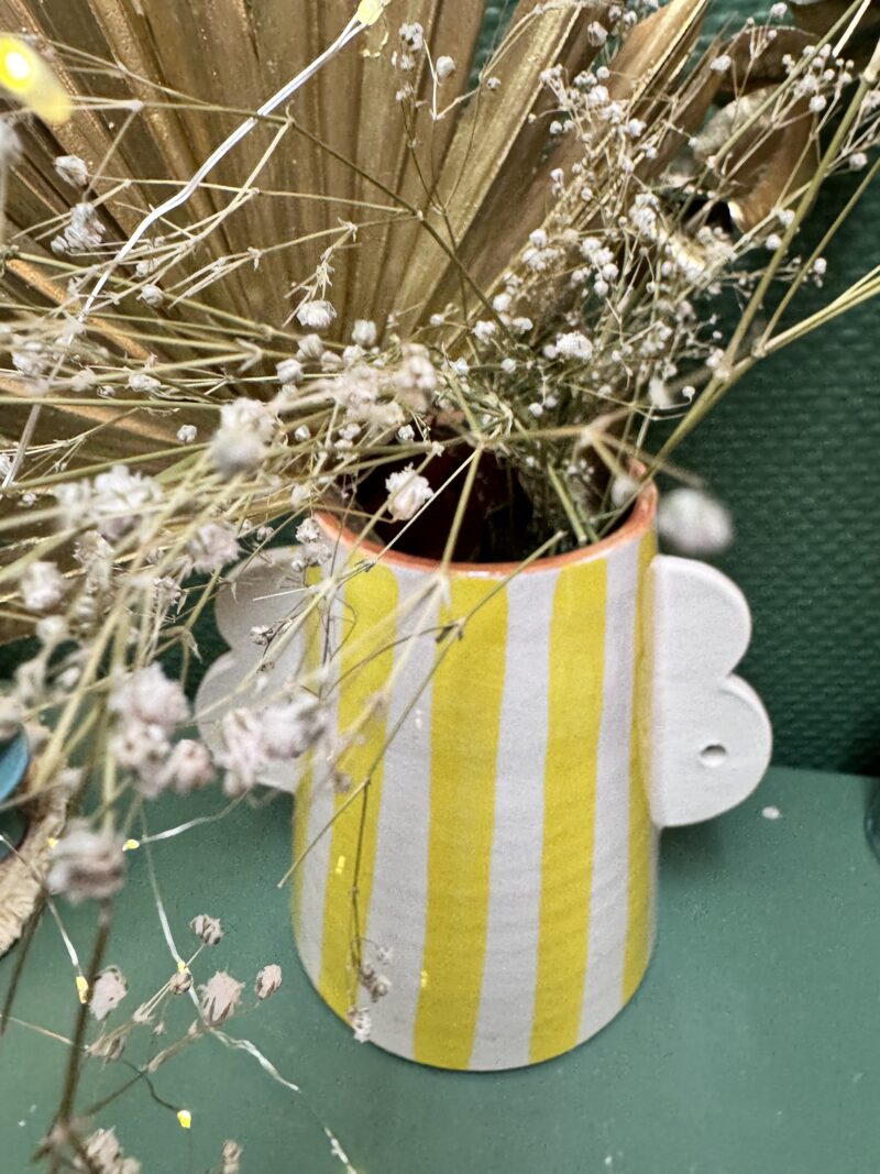 VASE FARACHA JAUNE