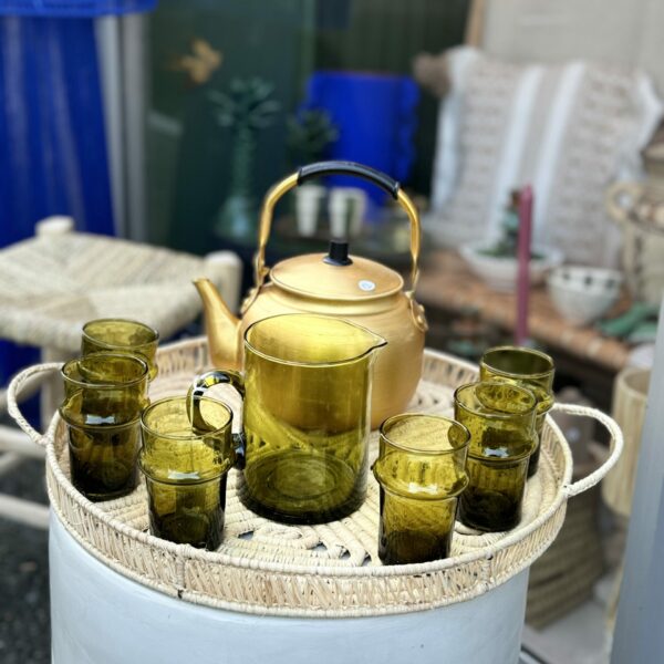 VERRE A THE BELDI AMBRE