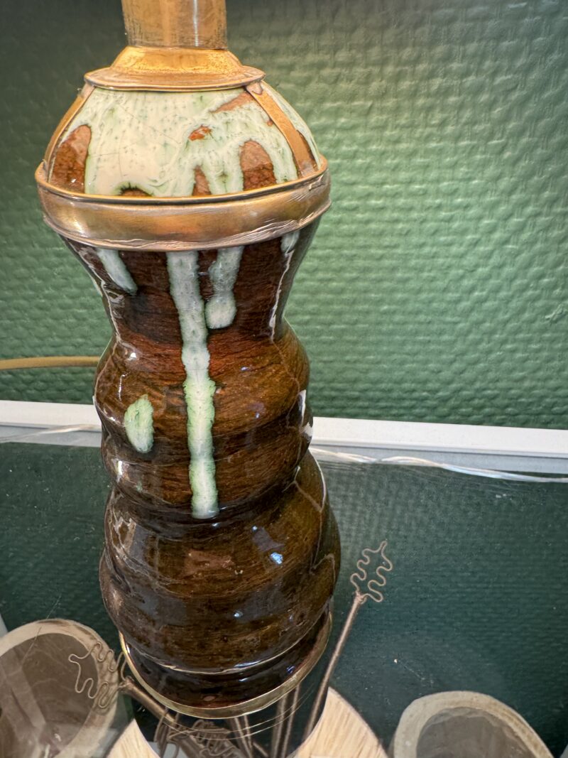 LAMPE CÉRAMIQUE ET RAPHIA – Image 3