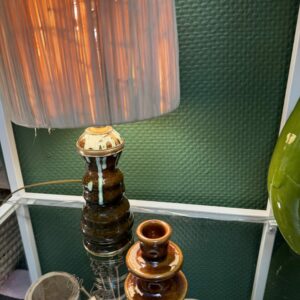 LAMPE CÉRAMIQUE ET RAPHIA