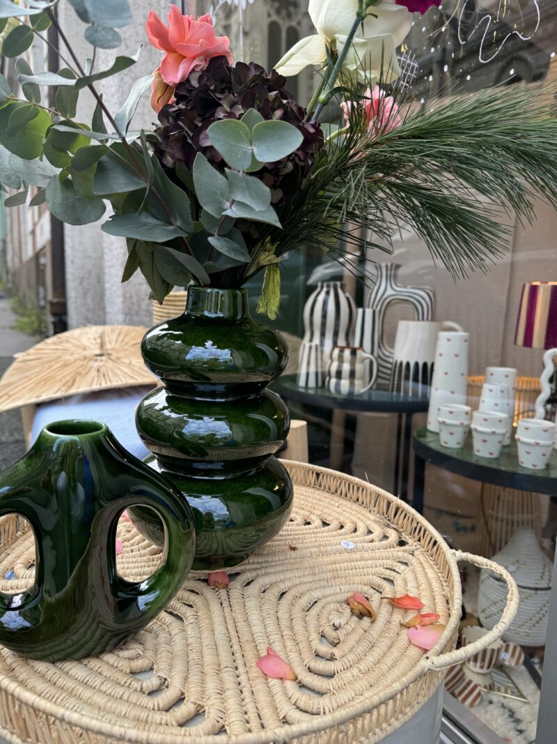 VASE CÉRAMIQUE VERDE