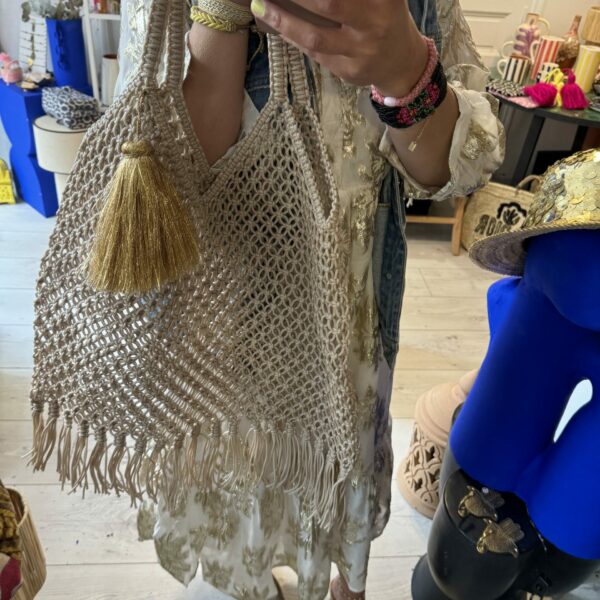 SAC EN CORDE BEIGE