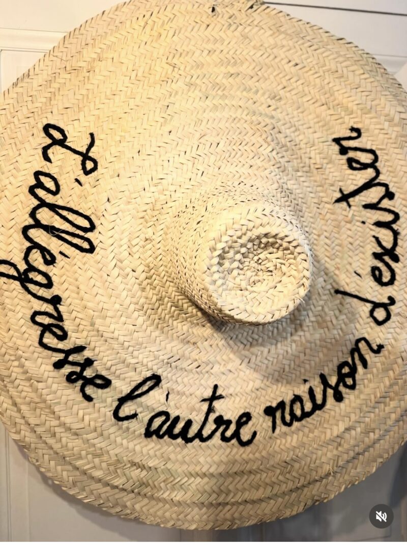 CHAPEAU EN FEUILLE DE PALMIER XXL